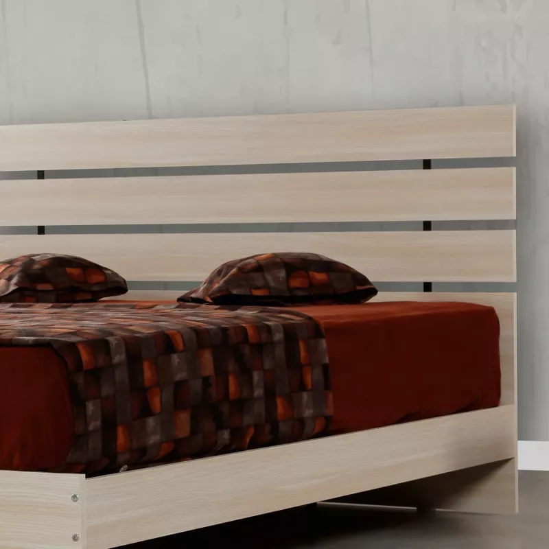 Krevat dopio, ngjyrë lisi, Hanah Home Fuga 150