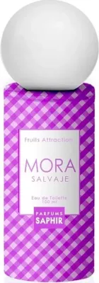 Eau de Toilette për femra Saphir Fruit Attraction Mora Salvaje, 100ml