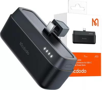 Powerbank Mcdodo MC-6301, 5000mAh, 20W, USB-C, e zezë
