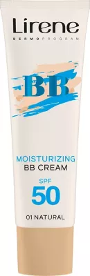 BB kremë për femra Lirene BB Moisturizing Color-Correcting Cream SPF50 01 Natural, 30ml