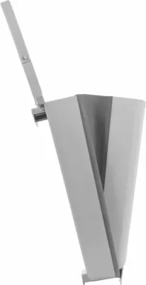 Kosh plehrash kampingu BRUNNER Pillar Fold-Away 7427022N, i palosshëm, me kapak, montim në dysheme ose me varëse, bardhë/gri