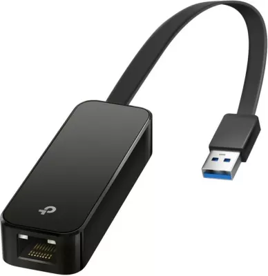 adapter rrjeti USB 3.0 në RJ45 Gigabit, TP-Link UE306, 1000 Mbps, Plug & Play, i zi