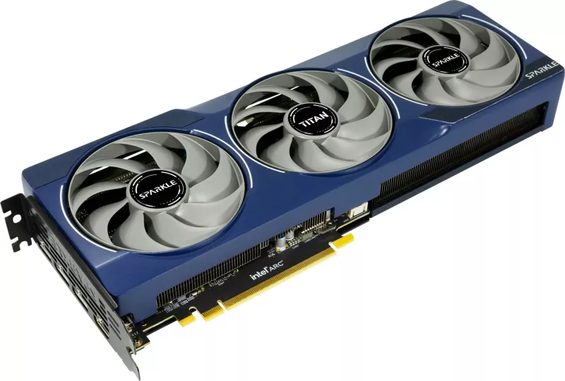 Kartelë grafike Sparkle B580 12GB Intel Arc Titan OC GDDR6, Blu