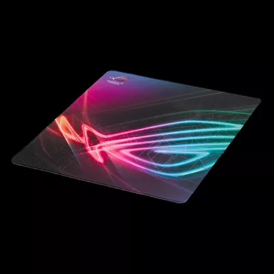 Mauspad ASUS ROG Strix Edge, gaming, multikolor, 450x400mm, gome, antirrëshqitës