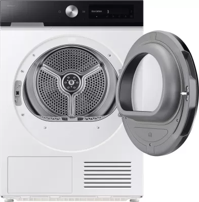 Tharëse rrobash, Samsung, DV90DB7845GEU4, 9 kg, Heat Pump, Klasa A, AI Control, Wi‑Fi, BESPOKE, e bardhë