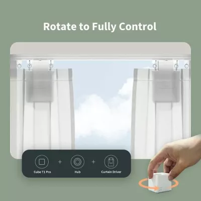 kontroller i zgjuar kub, AQARA Cube T1 Pro, CTP-R01, Zigbee 3.0, 6 gjeste, bateri deri 2 vjet, i bardhë
