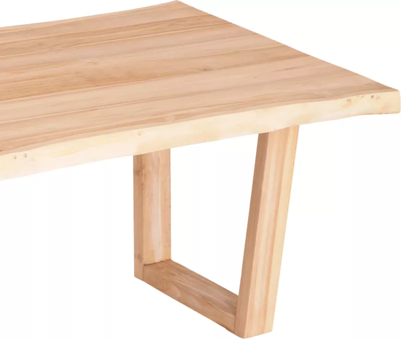 Tavolinë për ngrënie LEOPOLD FH9933.02 dru TEAK i fortë-ngjyrë natyrale e lehtë 200,5x107x76Hcm.
