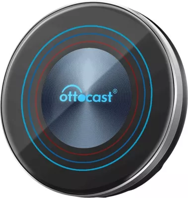 Adapter wireless Ottocast PCS46-BM OTTOAIBOX I3 për CarPlay/Android Auto, 64GB, i zi
