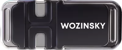 Mbajtës magnetik për telefon Wozinsky WMCDO-B1 me organizues kabllosh, i zi