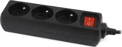 Kabllo vazhduese Gembird  EG-PSU3F-01, 230V, e zezë 