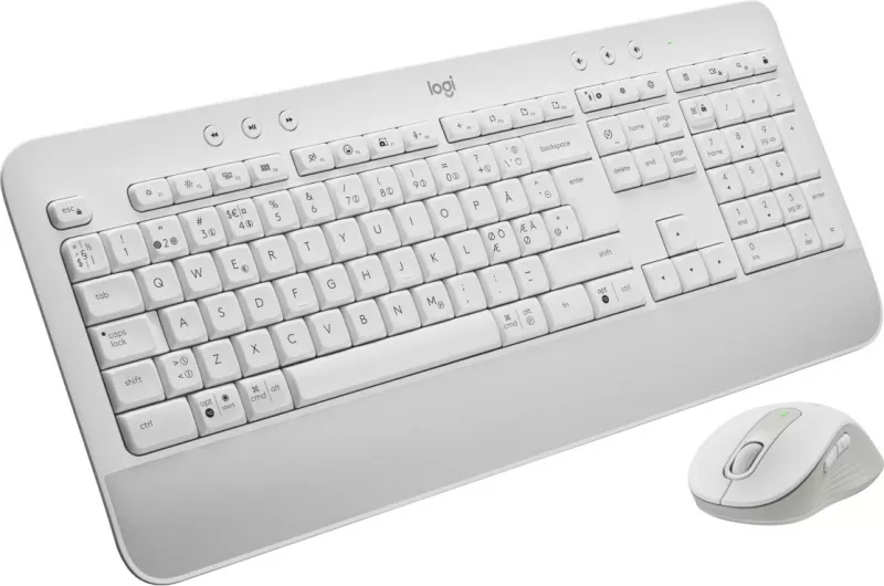 Set tastierë dhe maus Logitech Signature MK650 Combo for Business, wireless, Bluetooth, QWERTY, i bardhë