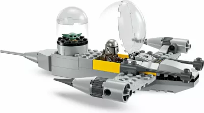 Set ndërtimi LEGO Star Wars 75410 Mando dhe Grogu N-1 Starfighter, 92 pjesë, multikolor