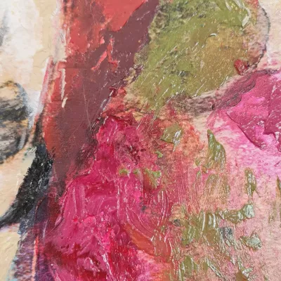 Pikturë dekorative me vaj, shumëngjyrëshe, Wallity OP284642369, 70x100cm