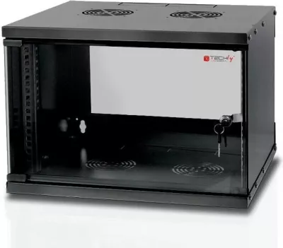 Raft për pajisje rrjeti Techly D320, EL-1006B32, i zi