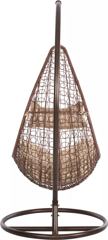 Fole varëse njësh MILLIE, metal ngjyrë kafe, ratan sintetik ngjyrë kafe, Φ95x195H cm