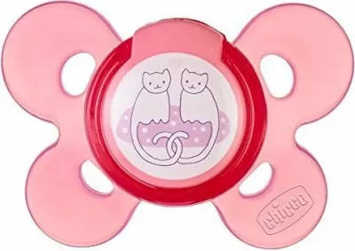 Biberon Chicco Physio Comfort 7491311 6-12m, silikon, rozë, 1 copë