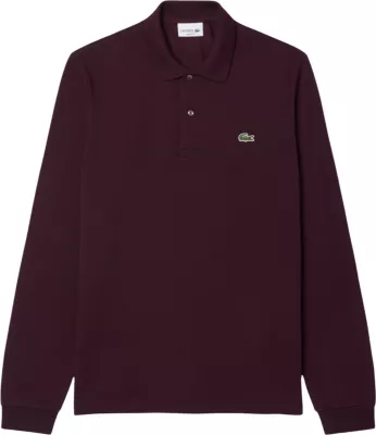 Maicë polo me mëngë të gjata për meshkuj Lacoste L1312, vjollcë rrushi [Madhësia: XL]