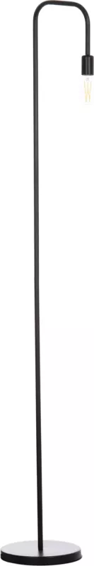 Llambë dyshemeje Kramer, metal i zi, FH7535.11, 23x169cm