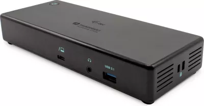 Docking station I-Tec Thunderbolt 3/USB-C Dual DisplayPort 4K, 85W, e zezë