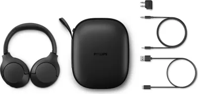 Kufje Philips TAH8506BK/00, wireless të zeza