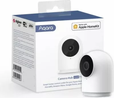 Kamerë sigurie smart home Aqara G2H Pro Camera Hub (CH-C01), 1080p, Zigbee 3.0 Hub, Wi-Fi 2.4GHz, 146°, MicroSD/NAS, e bardhë