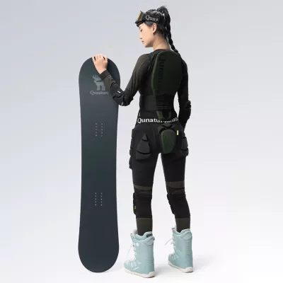 Shortse mbrojtëse ijeve Qunature Ski Advanced L, EVA, të zeza