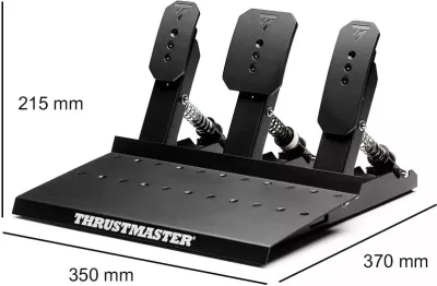 Set pedalesh gaming Thrustmaster Raceline Pedals III, 3 pedale, H.E.A.R.T. sensor, kompatibil PC/PS5/PS4/Xbox One/Series S/X, e zezë