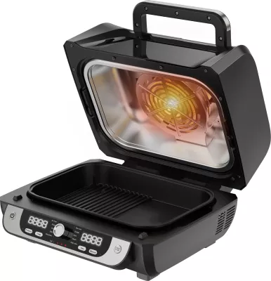 Air fryer grill Elit GrillFry360 PRO 12-në-1 6L 1500-1750W, i zi, set me aksesorë