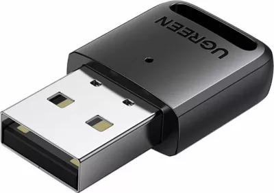 Adapter Bluetooth USB-A Ugreen CM591 (UGR5590), Bluetooth 5.3, LED, rreze 20 m, i zi