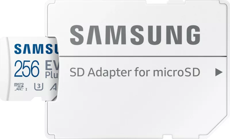 Memorie MicroSDXC Samsung MB-MC256S, 256 GB, UHS-I, 160 MB/s, Class 3 (U3), V30, Bardhë