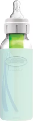 Veshje Silikoni për Shishe Qelqi Dr. Brown’s 250 ml, ngjyrë ment