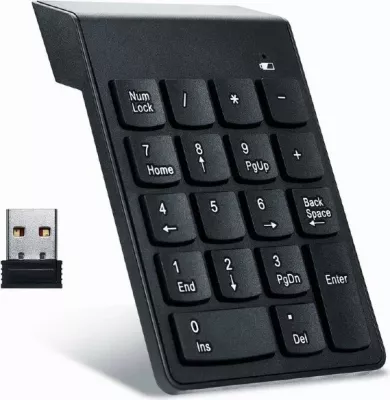 Tastierë numerike për laptop Gembird KPD-W-02, e zezë