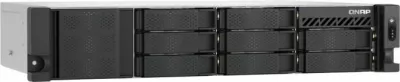 NAS QNAP TS-855EU-RP-8G 8-bay, 8GB RAM, 2x 2.5GbE, 2U rack short-depth, 2x PSU, i zi