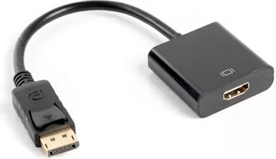 Përshtatës HDMI- Displayport Lanberg Adapter, 0.1m, i zi 