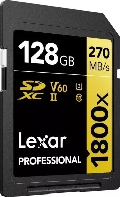 Kartë e memories Lexar SDXC 128GB Professional 1800x UHS-II U3