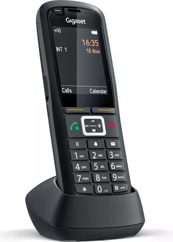Telefon pa tela Gigaset R700H PRO, DECT, 500 kontakte, ID thirrësit, SMS, Ngjyrë e zezë