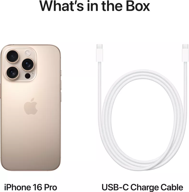 Apple iPhone 16 Pro, 6.3", 128GB, Desert Titanium thumbnail 6
