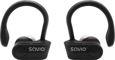 Dëgjuese wireless Savio TWS-03, të zeza