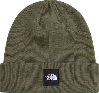 Kapelë beanie për meshkuj The North Face Dock Worker RCYCLD BNE, e gjelbër ulliri