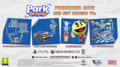 Lojë për PC Bandai Namco Park Beyond Day-1 Admission Ticket Edition, Steam kod, set (SteelBook, soundtrack, kartolina, stikerë)