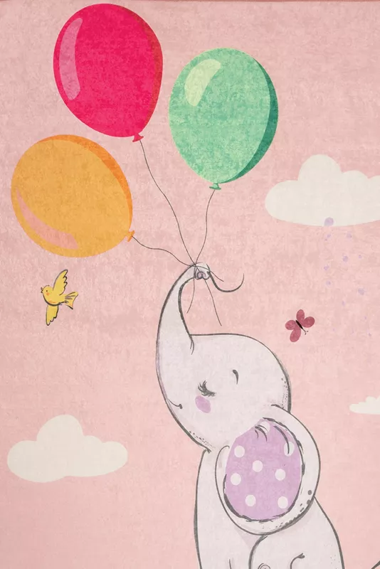 Qilim Hypnose Balloons, rozë, 140x190cm