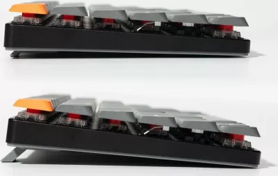 Tastierë mekanike Keychron K3 Max K3M-H1, 75% US, tri-mode, Gateron Low Profile Red, hot-swap, gri