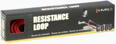 Llastik për ushtrime HMS, e kuqe