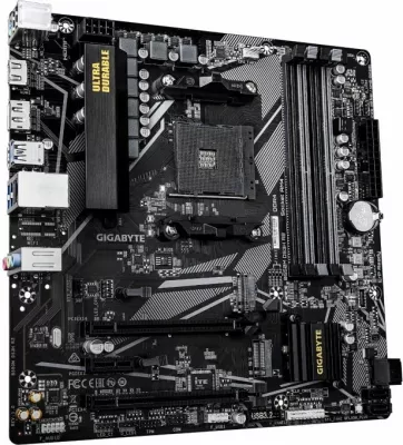 Pllakë amë GIGABYTE B550M DS3H R2, AM4, B550, mATX, DDR4, 128GB, USB 3.2 Gen1, HDMI/DP, e zezë