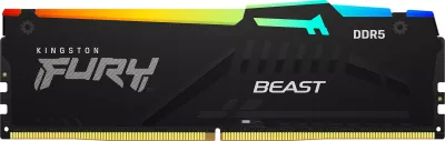 RAM Memorje Kingston FURY Beast RGB EXPO 16GB DDR5 6000MT/s e zezë