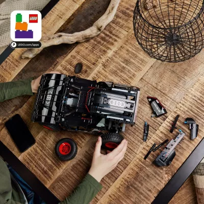 Set ndërtimi LEGO Audi RS Q e-tron, 10 vjet, Plastikë, 914 pjesë, 1.86 kg