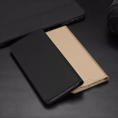 Mbështjellës Dux Ducis Skin Pro për Xiaomi Redmi Note 12 Pro+, me xhep karte, stand, Gold
