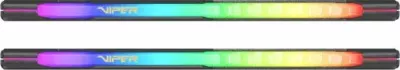 RAM Memorje Patriot Viper Steel RGB PVSR416G320C8K 16GB (2x8GB) DDR4 3200MHz CL18 UDIMM, e zezë, set