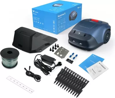 Kositëse bari robotike HOOKII Neomow S, WiFi, bateri 4400 mAh, IPX5, e kaltër/e zezë