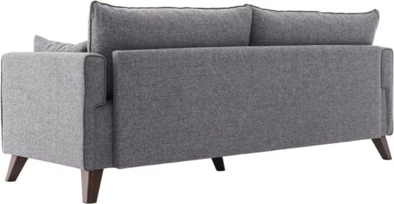 Divan treshe Atelier del Sofa, Bella, ngjyrë gri